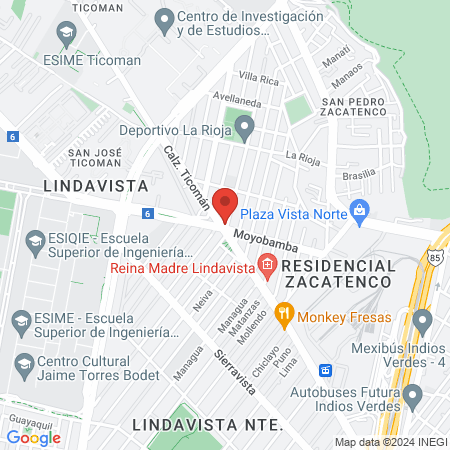 Physio Center, Terapia Física y Rehabilitación map