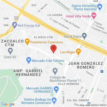 Servicio Médico Veterinario map