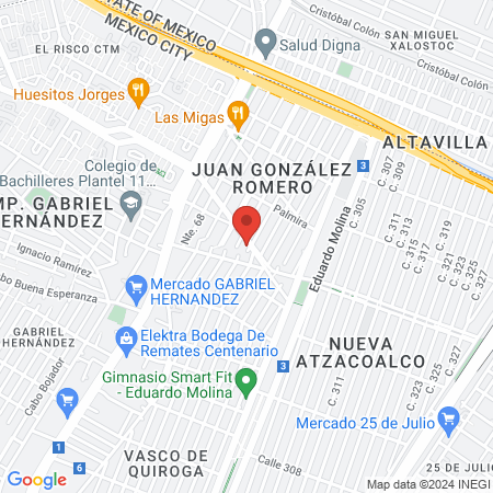 Veterinaria Mascotitas map