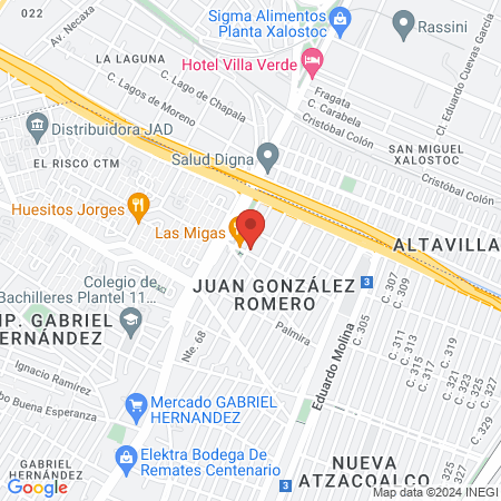 Clínica Veterinaria "BELEN" Zona Animal map