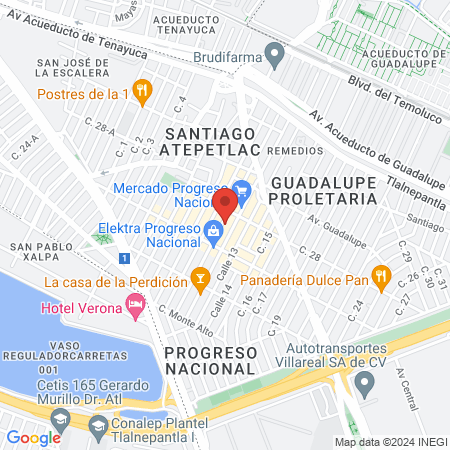 Santa Sabina Barberia map