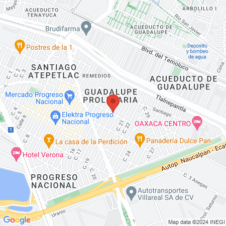 Dentista Unam map
