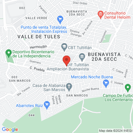 ODESI (Odontología, Estética & Salud Integral) map