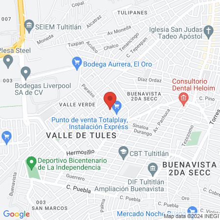 Déntica - Clinica Dental map