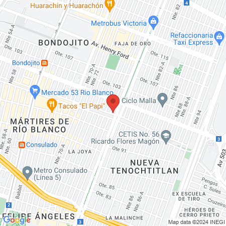 R.G.A.S.A.C. Deposito Dental map