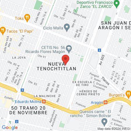 Hospital Santa Catalina map
