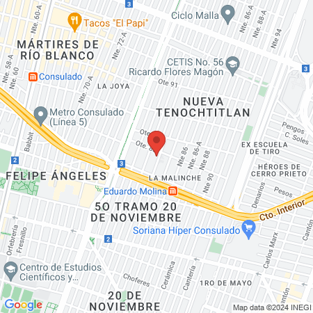 Clínica Dentalist map