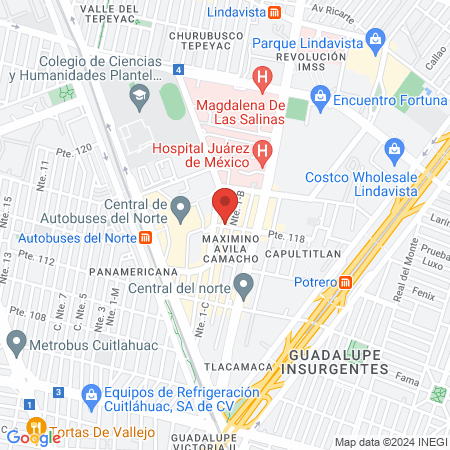 Army Barbería Urbana map