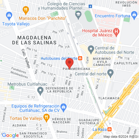 consultorios Médicos Especializados map