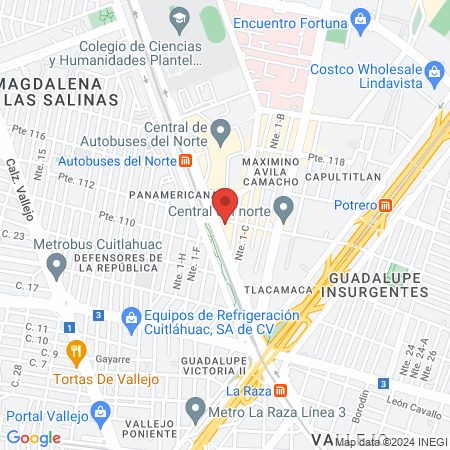 Podología San Andrés map