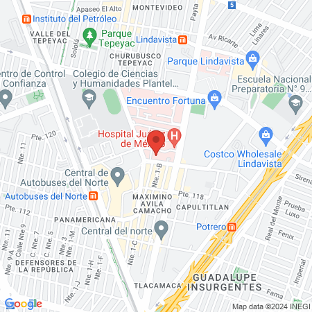 Centro De Cirugia Ambulatoria map