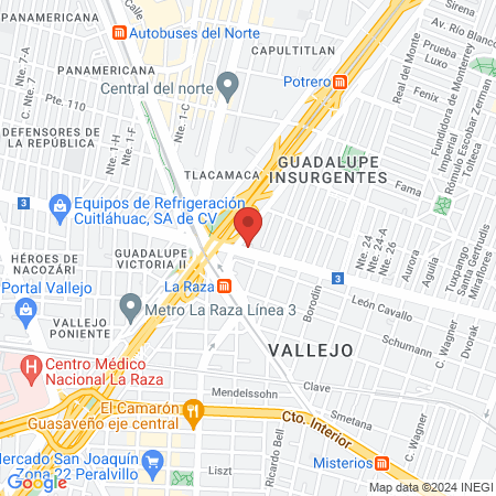 Veterinaria Mustela map