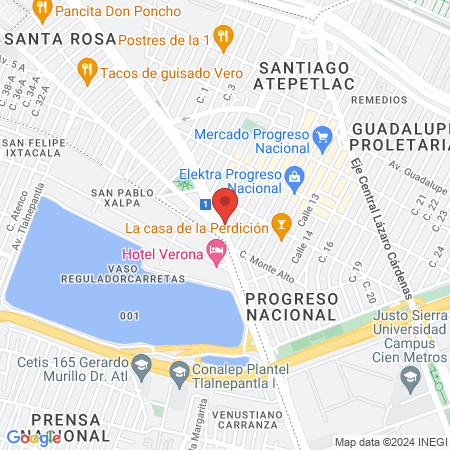 Instituto de Belleza IBCI, Vallejo map