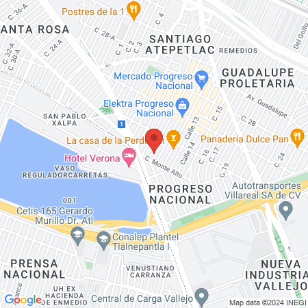 Organización Nacional de Transtorno Bipolar y Depresión A.C. map