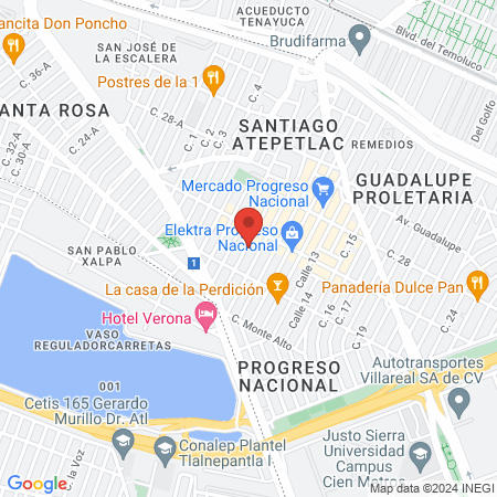 Dorantes Diaz Bertha Gabriela Dra map