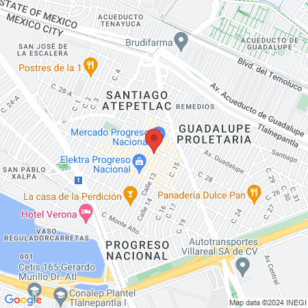 Centro de Podologia Progreso Nacional map