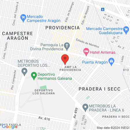 Consultorio Dental. DRA. LAURA AGUILAR. map