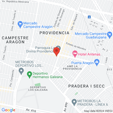 Dra. Magaly Contreras Trejo map