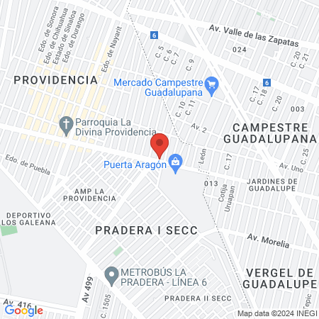 Consultorio similares Providencia map
