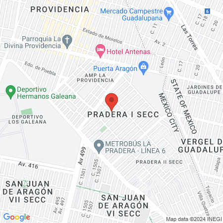 CLINICA MEDICA LA PRADERA map