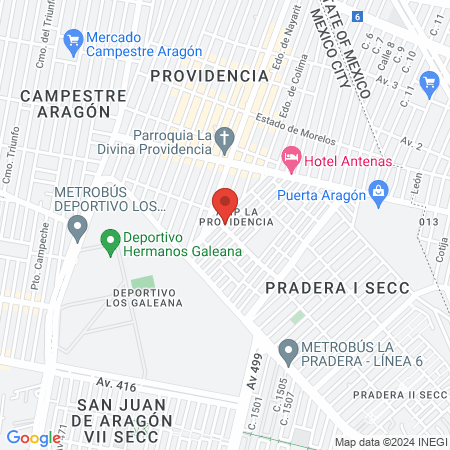 Veterinaria Colibrí map