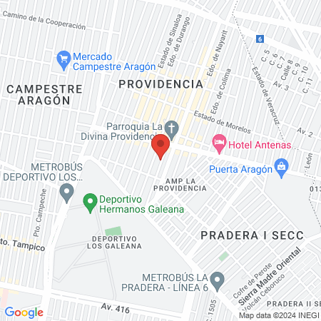 Servicio Veterinario Nuestros Amigos map