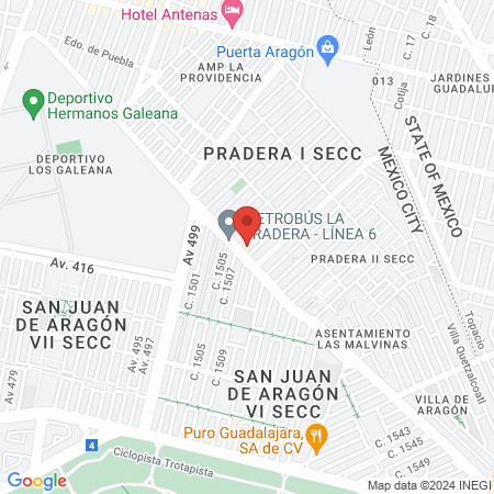 Clínica veterinaria "La pradeira" map