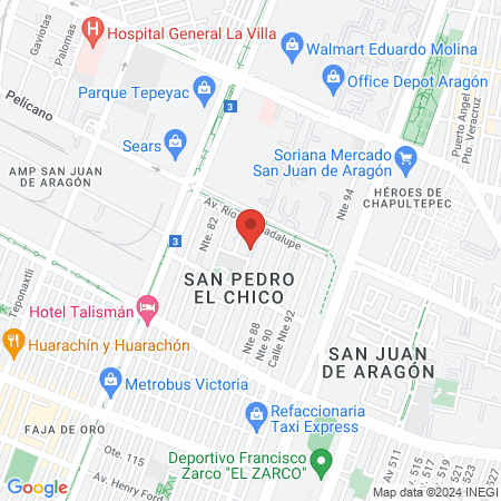 Barberia el garage map