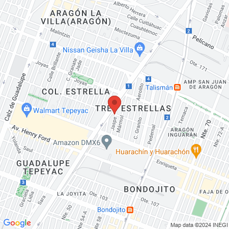 Estética y Barbería Rebel map