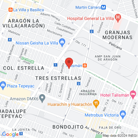 Consultorio nutricion integral map