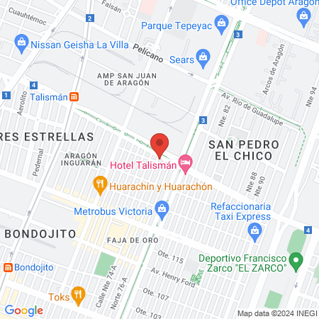 PODOLOGO TALISMAN map