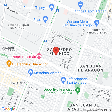 Consultorio Veterinario San Pedro map