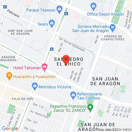 Clínica Veterinaria San Pedro. Roldan Parra, Hector map