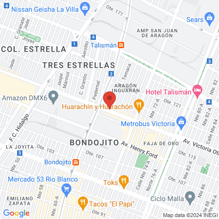 ESTETICA UNISEX "PURE BEAUTY" map