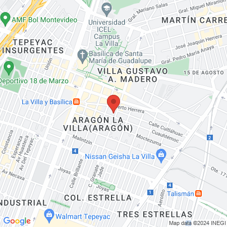 Consultorio Dra. Guadalupe Telma map