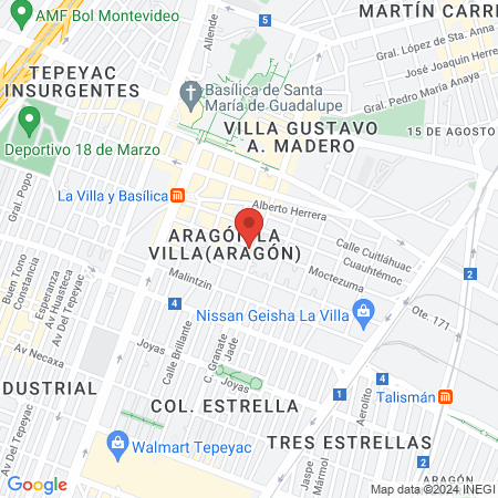 DR.JORGE VIRUEÑA map