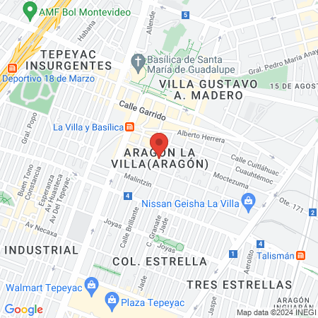 Podologia "Jerikas" map