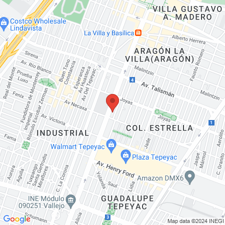 Veterinaría Tepeyac map