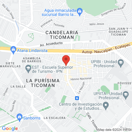 Estética Elías map