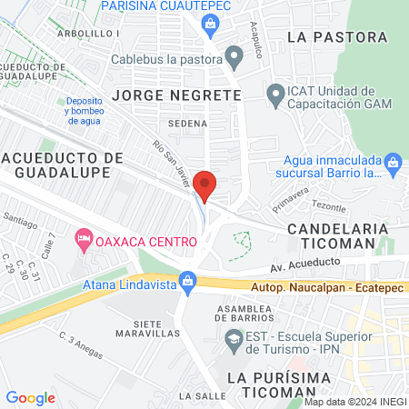 Oridental acueducto map