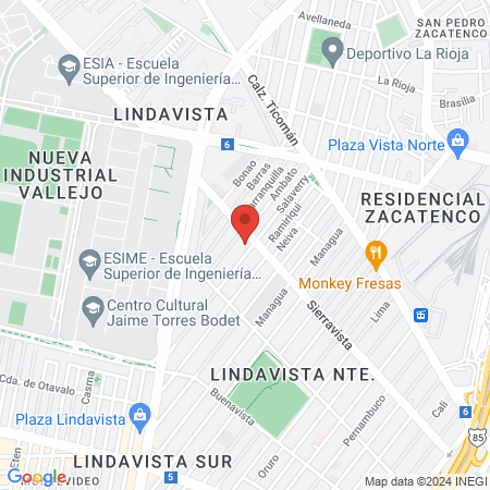 Lic. Andrea Alejandra Salazar Cedeño, Fisioterapeuta map