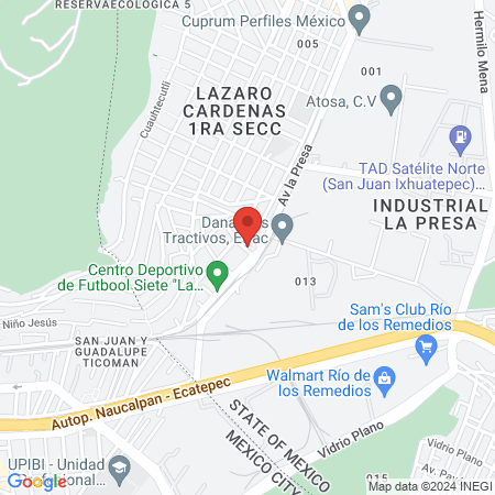 Clinica Golemar map