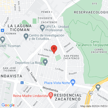 Consultorio Dental Zacatenco map