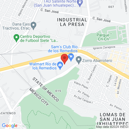 Dentalvis Rio de los Remedios map