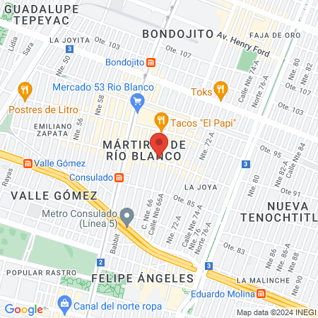 Dentista Odontoactual map