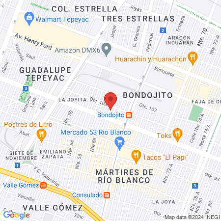 Consultorio Ginecologia map