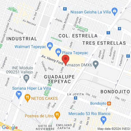 Clínica Veterinaria Gustavo A. Madero map