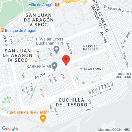 CONSULTORIO MÉDICO 604 map