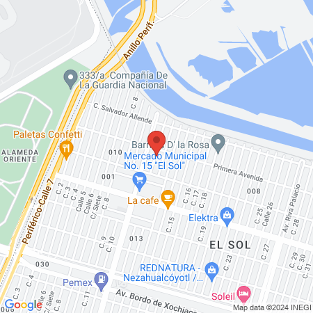 Lic. Lisset Alejandra Carbajal Torres, Fisioterapeuta map