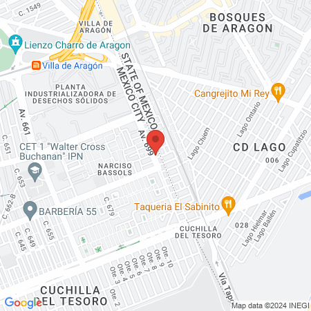 Veterinaria Tecciztli map